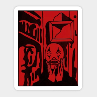 Red Dark Age Sticker